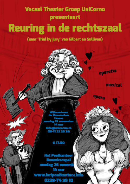 Poster Reuring in de rechtszaal
